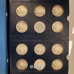 1916-1947 Walking Liberty Silver Half Dollars Whitman Album SKU-Q1044