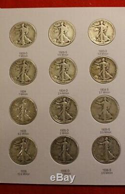 1916-36 WALKING LIBERTY HALF DOLLARS NEW HARRIS missing 1 coin FOLDER BOOK WL11