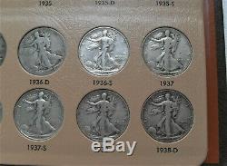1916-47 COMPLETE SILVER WALKING LIBERTY HALF DOLLAR SET(65 COINS) Better