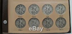 1916-47 Complete Silver Walking Liberty Half Dollar Set(65 Coins)