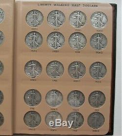 1916-47 Complete Silver Walking Liberty Half Dollar Set(65 Coins)