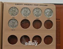 1916-47 Complete Silver Walking Liberty Half Dollar Set(65 Coins)