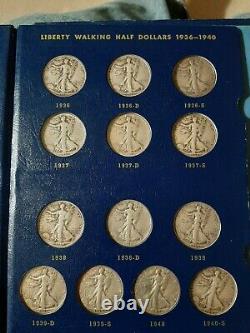 1916-47 Walking Liberty Half Dollar Complete Set. (65 Coins)