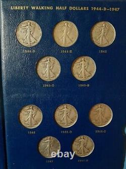 1916-47 Walking Liberty Half Dollar Complete Set. (65 Coins)