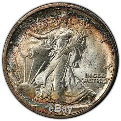 1916-D 50C Walking Liberty Half Dollar MS 65