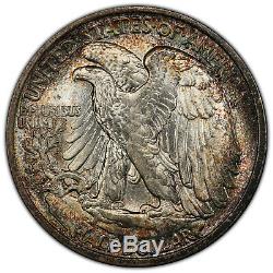 1916-D 50C Walking Liberty Half Dollar MS 65