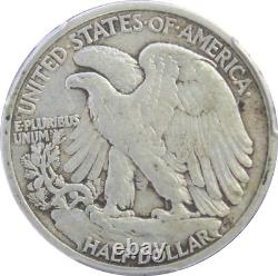 1916-D VF30 Walking Liberty Half Dollar, PCGS 25172063