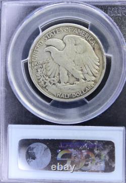 1916-D VF30 Walking Liberty Half Dollar, PCGS 25172063