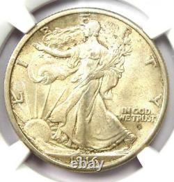 1916-D Walking Liberty Half Dollar 50C Coin Certified NGC AU58 Rare Date