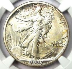 1916-D Walking Liberty Half Dollar 50C Coin Certified NGC MS61 (BU UNC)