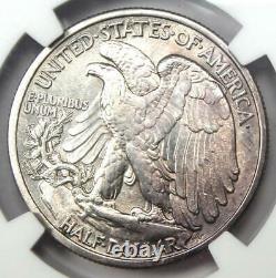 1916-D Walking Liberty Half Dollar 50C Coin NGC Uncirculated Details (UNC MS)