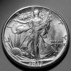 1916-D Walking Liberty Half Dollar Gem BU #4