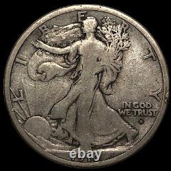 1916 D Walking Liberty Half Dollar J9044