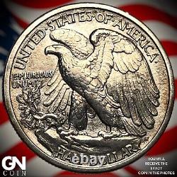 1916 D Walking Liberty Half Dollar Q5666