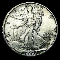 1916-D Walking Liberty Half Dollar Silver - Gem BU++ Condition - #WW018