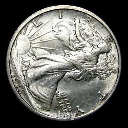1916-D Walking Liberty Half Dollar Silver - PCGS MS-62 Graded Coin - #795B