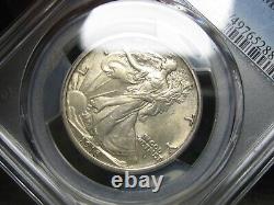 1916-D Walking Liberty Half Dollar Silver - PCGS MS-62 Graded Coin - #795B