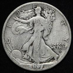 1916-D Walking Liberty Silver Half Dollar FINE E286 QFA