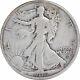 1916-d Walking Liberty Silver Half Dollar F Uncertified #935