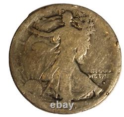 1916-D Walking Liberty Silver Half Dollar Fine SUP194