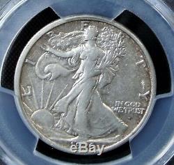 1916-D Walking Liberty Silver Half Dollar PCGS XF 40