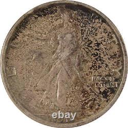 1916 Liberty Walking Half Dollar About Unc 90% Silver SKUI8038