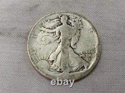 1916 P D S Obverse Mintmark Mint Mark 90% Silver Walking Liberty Half Dollar Lot
