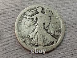 1916 P D S Obverse Mintmark Mint Mark 90% Silver Walking Liberty Half Dollar Lot