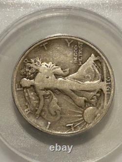 1916 P Walking Liberty Silver Half Dollar ANACS VG8 608k Total Mintage