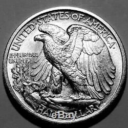 1916-P Walking Liberty Silver Half Dollar Gem BU #3