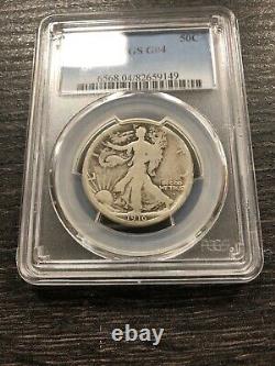 1916-S 50C Walking Liberty Silver Half Dollar PCGS G04
