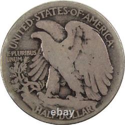1916 S Liberty Walking Half Dollar G Good 90% Silver 50c SKUI4952