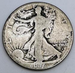 1916-S Silver Walking Liberty Half Dollar Key Date Scarce. 900 San Francisco