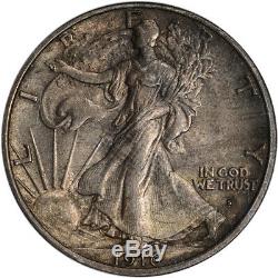 1916-S US Walking Liberty Silver Half Dollar 50C PCGS MS63