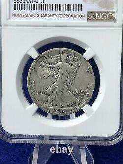 1916-S WALKING LIBERTY HALF DOLLAR 50c Semi-Key Walker NGC VG 10 VERY GOOD