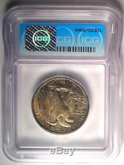 1916-S Walking Liberty Half Dollar 50C Coin ICG MS61 (BU UNC) $1,880 Value