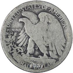 1916 S Walking Liberty Half Dollar 90% Silver About Good AG See Pics Q911