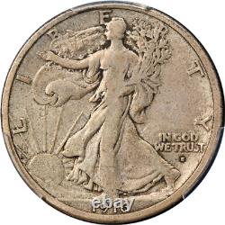 1916-S Walking Liberty Half PCGS F15 Superb Eye Appeal Strong Strike