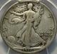 1916-s Walking Liberty Silver Half Dollar F12 Pcgs