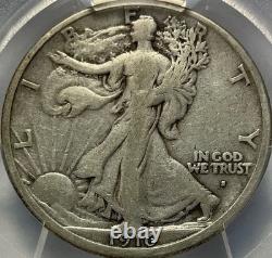 1916-S Walking Liberty Silver Half Dollar F12 PCGS