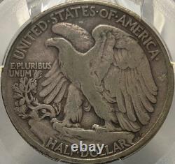1916-S Walking Liberty Silver Half Dollar F12 PCGS