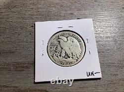 1916-S Walking Liberty Silver Half-Dollar-Mint Mark on Obverse-072024-42