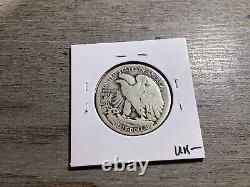 1916-S Walking Liberty Silver Half-Dollar-Mint Mark on Obverse-072024-42
