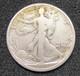 1916-s Walking Liberty Silver Half Dollar -obv Mint Mark G-vg San Francisco