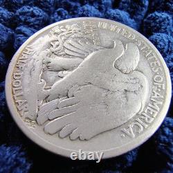 1916-S Walking Liberty Silver Half Dollar -Obv Mint Mark G-VG San Francisco