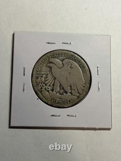 1916 S Walking Liberty Silver Half Dollar US Mint San Francisco Key Date VG