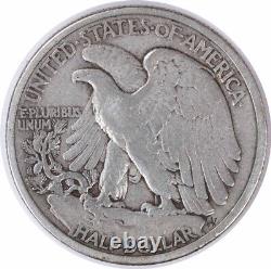 1916-S Walking Liberty Silver Half Dollar VF Uncertified #156
