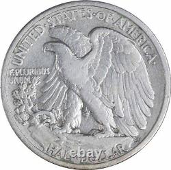 1916-S Walking Liberty Silver Half Dollar VF Uncertified #851