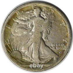 1916-S Walking Liberty Silver Half Dollar VG Uncertified #1023