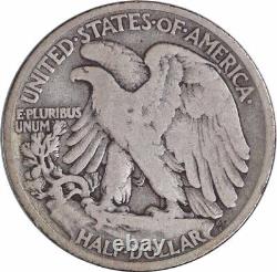 1916-S Walking Liberty Silver Half Dollar VG Uncertified #824